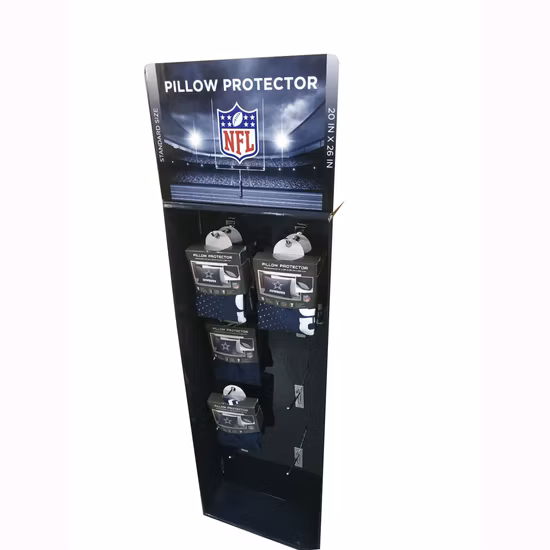 Bodenpapier-Präsentationsständer, Sidekick-Ständer für Kissenschutz