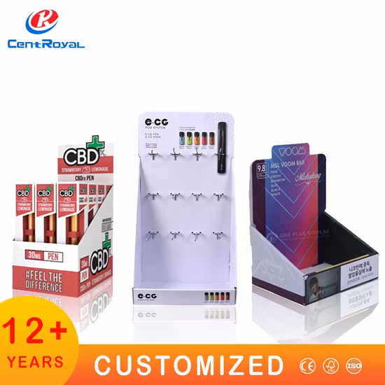 Maßgeschneiderter Präsentationsständer aus Wellpappe, Paletten-Bodenständer für Milchsaft